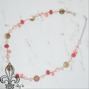 Jewelry - 💕Pink gemstone necklace💕 Jewelry - 💕Pink gemstone necklace💕
